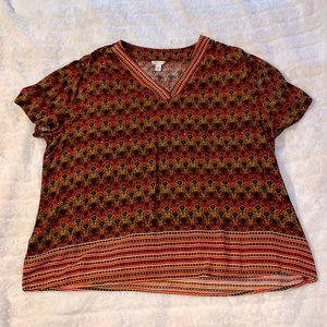 Cato 18/20 patterned blouse